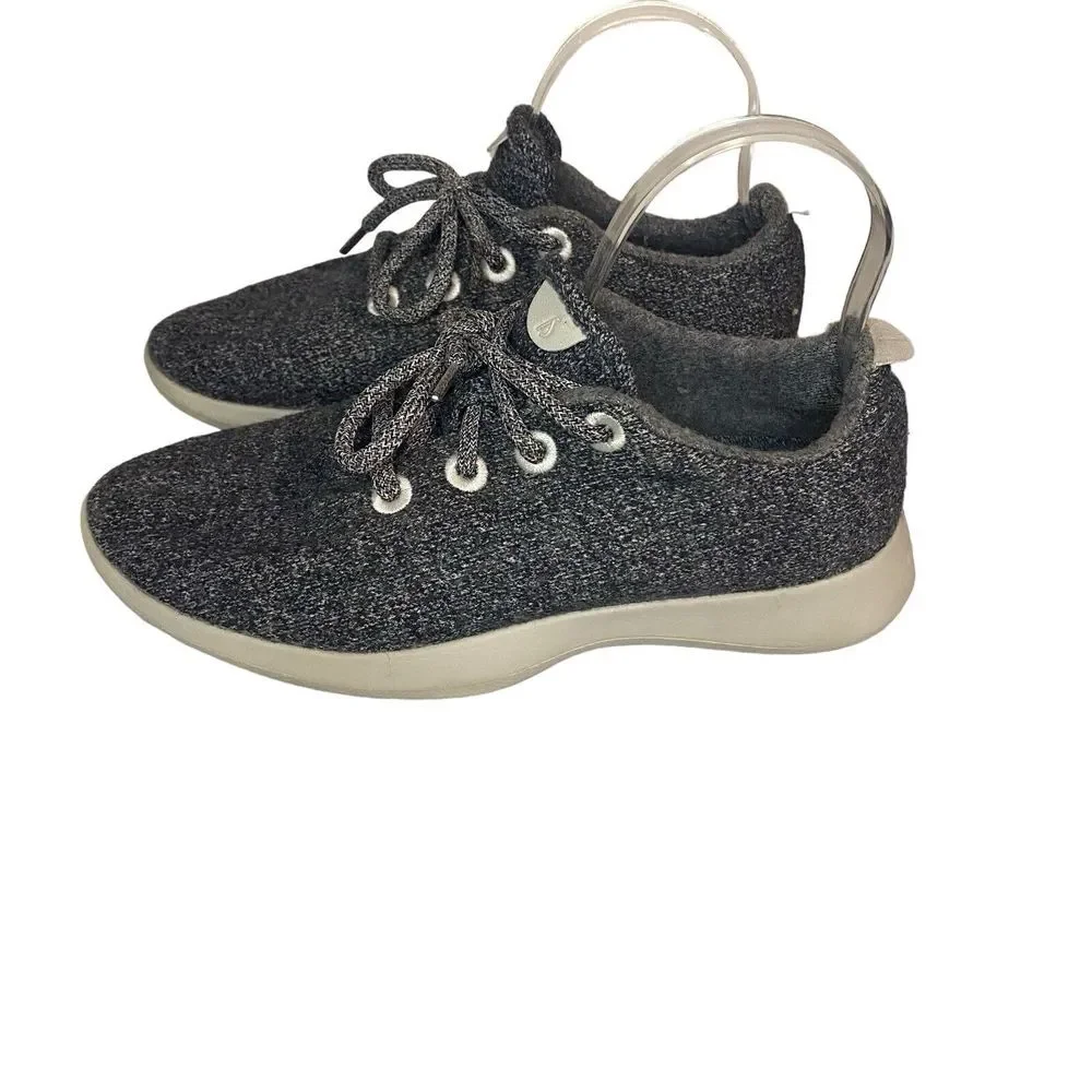 Allbirds Natural Gray  Sole Merino Wool Runners Sneakers Women's Size 9 Preppy‎
